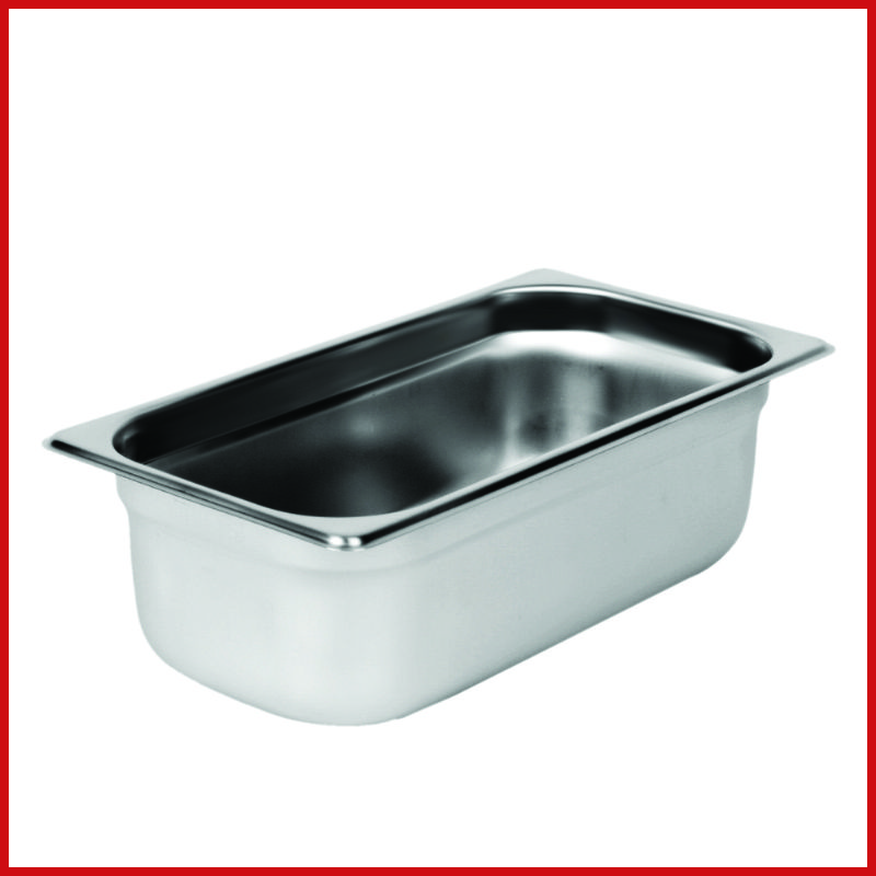Stainless Steel Gastronorm Container - GN 1/3 - 100mm
